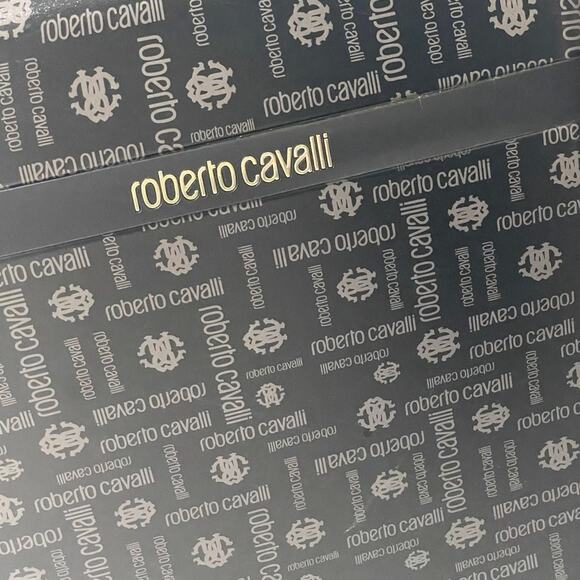 ROBERTO CAVALLI TRAVEL LUGGAGE ROLLING SUITCASE 28' VERSATILE SOPHISTICATED - Picture 5 of 12